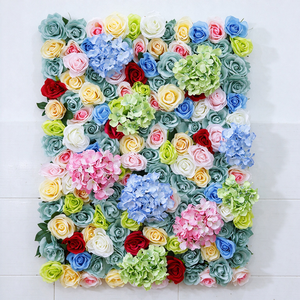 Venta directa de fábrica, simulación de rosa roja, Hortensia, selva <span class=keywords><strong>tropical</strong></span>, plantas artificiales, decoración del banquete de boda - Product Image 3