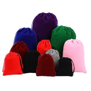 Bolsa de Terciopelo Personalizada con Cordón y Logotipo, Bolsa de Regalo Suave para Joyería, Cosméticos, Recuerdos de Boda, Accesorios y Empaque - Product Image 1