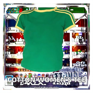 Camisetas de Verano para Mujer, Personalizadas, de Alta Calidad, al por Mayor, Transpirables, Ajustadas, de Manga Corta, Estilo Urbano, Mezcla de Poliéster/Algodón - Product Image 2