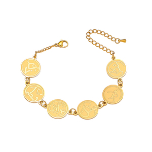 <span class=keywords><strong>Ummi</strong></span> Meine Mutter Arabische Kalligraphie Edelstahl Gliederarmband Gold Silber Roségold Damen Mama Geschenk Schmuck Großhandel Maßanfertigung - Product Image 6