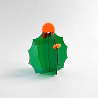 Ensemble de sculptures de cactus en acrylique découpées au laser avec précision, service de traitement de l'acrylique plastique sur mesure de haute précision