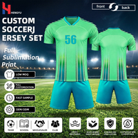 Ensemble de maillots de football de nouvelle conception, couleur et numéro personnalisés, séchage rapide, respirant, tenue de match de club, kit de football de qualité supérieure