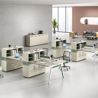Table d'ordinateur moderne Pc ordinateur portable bureau de travail personnel bureau modulaire avec armoire