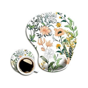 Premium bellek köpük bilek dinlenme Mouse Pad kaymaz PU taban yüksek performans fabrika doğrudan Mous ped - Product Image 1