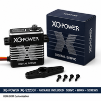 Moteur numérique sans noyau haute tension XQ-POWER XQS8035D 77g avec engrenage en acier inoxydable, boîtier en aluminium CNC, étanche IP67 pour robotique métallique
