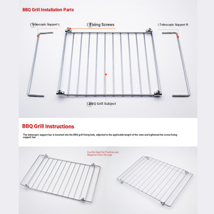 <span class=keywords><strong>Grille</strong></span> de cuisson et de refroidissement professionnelle en acier inoxydable robuste et durable pour four, idéale pour la pâtisserie - Product Image 4