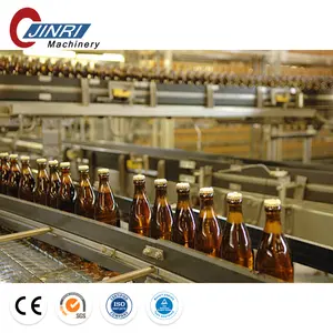 Fully Automatic Beer Glass Bottles Bottling Filling Machine For Beer Production Line