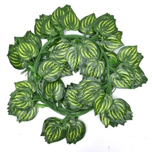 Xin Rongxin Artificial Pothos Vines 200cm Silk Leaves Indoor Outdoor Decor Greenery Plant Garland - Product Image 1