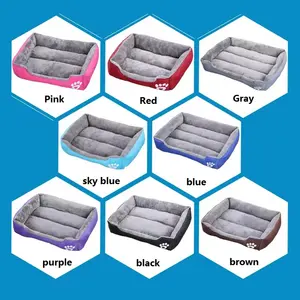 Kennel Factory Stock 4 Season Warm Dog And Cat Kennel Pet Bed Dog Mat Candy Color Of Pet Kennel