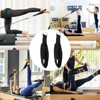 Sangles de fitness à double boucle en D, rembourrées, pour Pilates, studio, exercices de yoga, accessoires d'entraînement pour la maison et la salle de sport