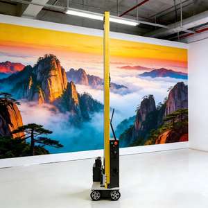 新型 LC-A2 多表面 3D 紫外线喷墨打印机，适用于带 I1600 打印头的墙壁机器人 - Product Image 1