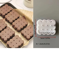Emporte-pièce classique à motif dentelle, moule de cuisson 3D à pression pour la maison, pour pâte à pâtisserie et garniture de petits pains vapeur DIY