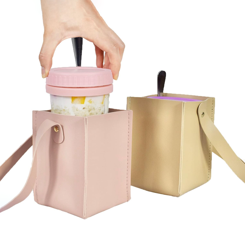 Wholesale Foldable PU Leather Coffee Cup