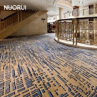 Moquette Moderne Abstraite de Qualité Professionnelle Haute Durabilité pour Revêtements de Sol de Luxe sur Bateaux de Croisière, Restaurants et Halls