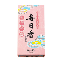 Bâtons d'encens en bois de cerisier Sakura naturel Nippon Kodo, paquet en vrac de 110 g, faible fumée, parfum floral, utilisation quotidienne, diffuseur