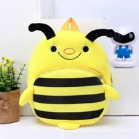 Sac à dos mignon de dessin animé pour l'éducation préscolaire, mini sac d'école en peluche pour l'école des enfants