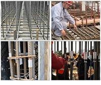 Coupleur de barres d'armature M16-M40 45, vente en gros directe d'usine # Manchon de raccordement à filetage droit en acier au carbone pour renforcement du béton