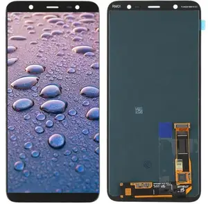 Samsung a6 ekran orijinal toptan lcd ekran ekran samsung galaxy A6 artı 2018 A605 A605GN/DS A605F J805 pantalla