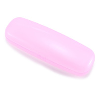 Vente en gros de boîte de lunettes de lecture transparente la plus récente à la mode emballage simple étui à lunettes coloré personnalisé en plastique portable