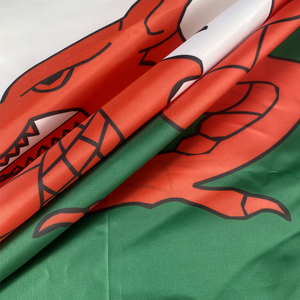 Bendera Aozhan <span class=keywords><strong>Wales</strong></span> 3*5Ft 100D Poliester Spanduk <span class=keywords><strong>Wales</strong></span> dengan Dua Lubang Logam - Warna Cerah Tahan Luntur 2' X 3' Kaki - Product Image 4