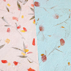 JOYWOOD romantique népalais fleur <span class=keywords><strong>papier</strong></span> déchiré à la main à la mode rétro haut de gamme bouquet emballage <span class=keywords><strong>papier</strong></span> fleur <span class=keywords><strong>papier</strong></span> en gros - Product Image 2