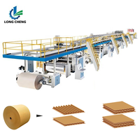 Ligne de production automatique de carton ondulé pour l'emballage de boîtes en carton, traitement de produits en papier, 3/5/7 plis, 200 pièces/min