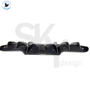 Difusor trasero de fibra de carbono <span class=keywords><strong>FF</strong></span> para <span class=keywords><strong>Ferrari</strong></span> 488 GTB Spider, nuevo kit de carrocería trasera de fibra de carbono seca con parachoques tipo parachoques - Product Image 5
