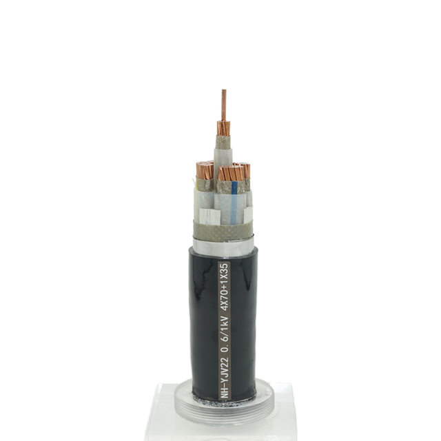 NH-YJV22 Armoured Fire Resistant Cable Copper Core XLPE Insulated Power Cable for Underground and Outdoor