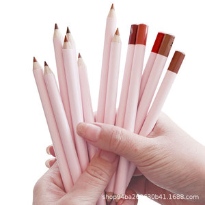 Lápiz Delineador de Labios Personalizado con Pigmento Rosa y Negro, 26 Colores, Marca Privada, Resistente al Agua, Larga Duración, Maquillaje Mate - Product Image 5