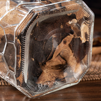 Pot en verre givré transparent de luxe de qualité alimentaire avec motif en relief, scellé, réutilisable, 2L 3L, avec couvercle, pour usage alimentaire