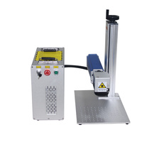 Machine de marquage laser UV portable 5W 10W pour métaux et non-métaux, arbres rotatifs, bouteilles en verre, avec réservoir d'eau gratuit
