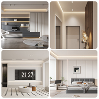 Profil de lumière murale LED étanche OEM ODM, boîtier en aluminium pour l'éclairage architectural moderne