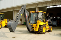 Machines de terrassement de haute qualité, haute charge, haute performance, chargeuse 7,8t XT870, chargeuse-pelleteuse avec tarière de 1m³, excavatrice de roche