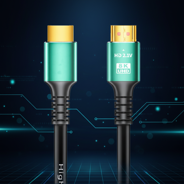 8K HDMI 2.1 Cable High Speed with Ethernet Support 48Gbps for Gaming Console and 8K TV