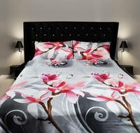 Parure de draps de style européen et américain, imprimée en 3D avec une grande rose rouge, imperméable, 100% polyester, antistatique, 400TC