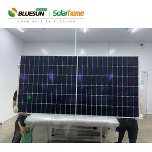 Bluesun 460Wソーラーパネルバイフェイシャルクラスa Mono Percハーフセルパネルソーラー460W 550W米国倉庫ストックプロモーションオールブラック - Product Image 4