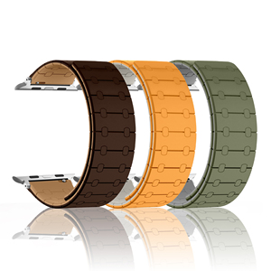 CM - Bracelet magnétique de dernière génération en silicone bicolore pour <span class=keywords><strong>Apple</strong></span> <span class=keywords><strong>Watch</strong></span> Series Ultra 8 <span class=keywords><strong>7</strong></span> 6 5 4 3 SE 49 45 44 - Product Image 6