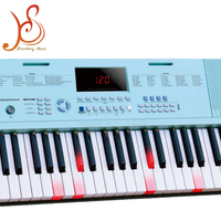 Clavier électronique HUASHENG61 avec éclairage LED, 510 sonorités, 300 rythmes, 50 morceaux de démonstration, multicolore, pour l'enseignement et la pratique à domicile