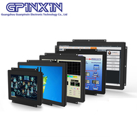 10,1/15/21 pulgadas IP65 impermeable sin ventilador Industrial pantalla táctil Monitor Panel capacitivo PC OEM proveedor precio de fábrica