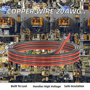 Cable de Alimentación de Cobre Trenzado de 0.5 Metros Cuadrados, 20AWG, Libre de Oxígeno, Aislamiento de PVC, 220V, Clasificación IP20, 0-50C, ¡Oferta! - Product Image 2