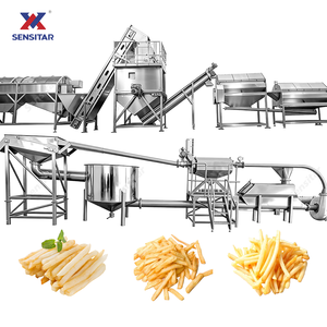 Ligne de production de frites automatique haute performance pour légumes, usage industriel, 1000-10000 kg/h, marque Sensitar, zone sans variation de température - Product Image 1