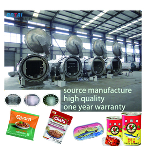 Công suất lớn liên tục phun nước vặn lại đóng hộp thịt điều kiện mới với PLC động cơ thành phần cốt lõi - Product Image 5