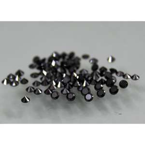 Diamante Negro Natural de 1 mm y 0.006 Ct, Corte Brillante Redondo, para Joyería, de M.K Corporation - Product Image 4