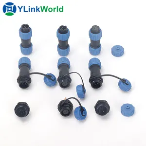 Wholesale Waterproof Circular Connector In-line SP13 3Pin Female And Male Connector Manufacturer