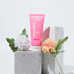 Espuma Facial 701 con Colágeno, limpiador facial enriquecido con colágeno y vitamina C para rejuvenecer e iluminar la piel femenina. - Product Image 2