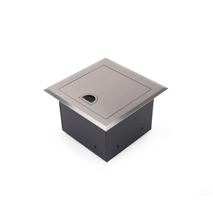 Caja de Conexión a Piso de Acero Inoxidable Impermeable IP66 con Módulos de Alimentación Dobles Empotrados - Product Image 2