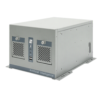 Boîtier PC industriel embarqué personnalisé avec ventilateur de refroidissement, support mural, boîtier d'ordinateur avec USB frontal