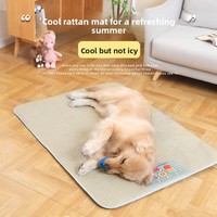 Lit de luxe pour chien, tapis rafraîchissant d'été, fournitures pour animaux de compagnie, coussin rafraîchissant extra-large respirant pour chat et chien, lit glacé pour usage intérieur