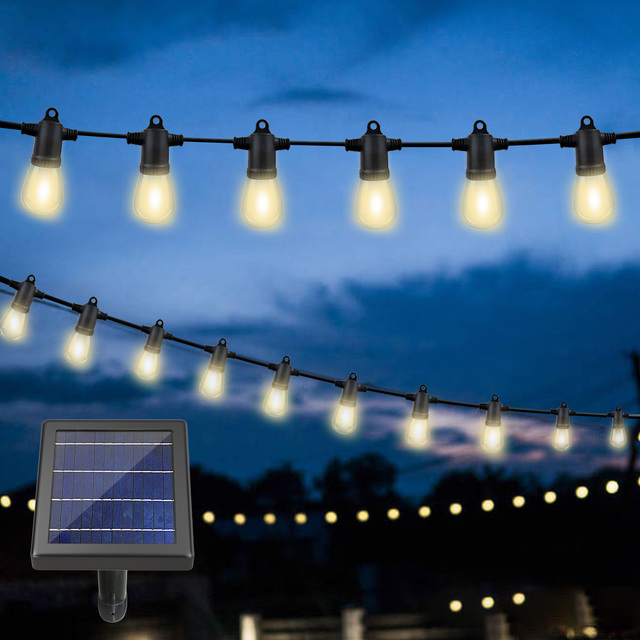 Solar LED String Bulbs Light Warm/cold/rgb 4, 8, 16 Garden 80 ABS IP65 Solar Ice Cube Brick Lights Small Outdoor Ceiling Light