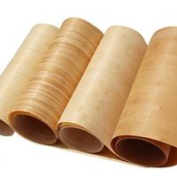 Placage de bambou carbonisé pressé latéralement disponible en gros et au détail, bois naturel pour la décoration de meubles, origine 250 cm